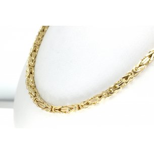18 Carat Gold King's Necklace 4mm
